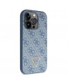 Guess GUHCP14LP4TDSCPB iPhone 14 Pro 6.1" blue/blue hardcase Crossbody 4G Metal Logo