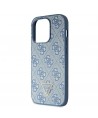 Guess GUHCP14LP4TDSCPB iPhone 14 Pro 6.1" blue/blue hardcase Crossbody 4G Metal Logo