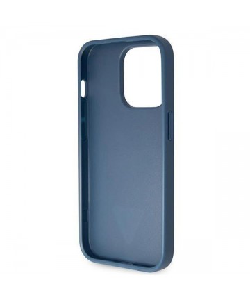 Guess GUHCP14LP4TDSCPB iPhone 14 Pro 6.1" blue/blue hardcase Crossbody 4G Metal Logo