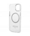 Guess GUHMP14MHTRMS iPhone 14 Plus 6.7" silver/silver hard case Metal Outline Magsafe