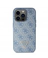 Guess GUHCP14XP4TDSCPB iPhone 14 Pro Max 6.7" blue/blue hardcase Crossbody 4G Metal Logo