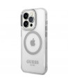 Guess GUHMP14LHTRMS iPhone 14 Pro 6.1" silver/silver hard case Metal Outline Magsafe