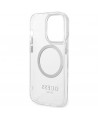 Guess GUHMP14LHTRMS iPhone 14 Pro 6.1" silver/silver hard case Metal Outline Magsafe