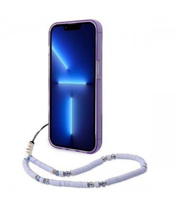 Guess GUHCP14XHGCOHU iPhone 14 Pro Max 6.7" purple/purple hardcase Translucent Pearl Strap