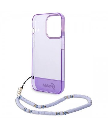 Guess GUHCP14XHGCOHU iPhone 14 Pro Max 6.7" purple/purple hardcase Translucent Pearl Strap