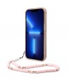 Guess GUHCP14MHGCOHP iPhone 14 Plus 6.7" pink/pink hardcase Translucent Pearl Strap