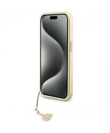Guess GUHCP15LGF4GGR iPhone 15 Pro 6.1" gray/gray hardcase 4G Charms Collection