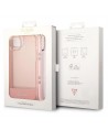 Guess GUHCP14MHGCOHP iPhone 14 Plus 6.7" pink/pink hardcase Translucent Pearl Strap