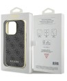 Guess GUHCP15LGF4GGR iPhone 15 Pro 6.1" gray/gray hardcase 4G Charms Collection