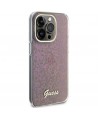 Guess GUHCP15LHDECMP iPhone 15 Pro 6.1" pink/pink hardcase IML Faceted Mirror Disco Iridescent