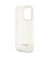Guess GUHCP15LHDECMP iPhone 15 Pro 6.1" pink/pink hardcase IML Faceted Mirror Disco Iridescent