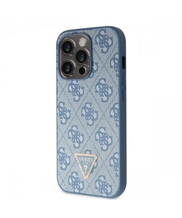 Guess GUHCP15LP4TDSCPB iPhone 15 Pro 6.1" blue/blue hardcase Crossbody 4G Metal Logo