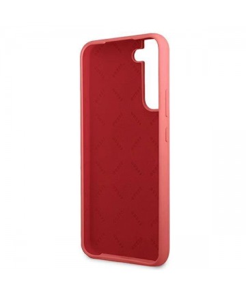Guess GUHCS22MLSLMGFU S22+ S906 fuchsia/fuchsia hardcase Silicone Script Metal Logo