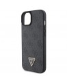 Guess GUHCP15MP4TDSCPK iPhone 15 Plus 6.7" black/black hardcase Crossbody 4G Metal Logo