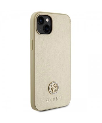 Guess GUHCP15MPS4DGPD iPhone 15 Plus 6.7" gold/gold hardcase Strass Metal Logo