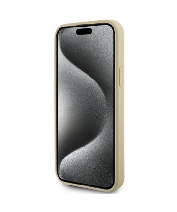 Guess GUHCP15MPS4DGPD iPhone 15 Plus 6.7" gold/gold hardcase Strass Metal Logo