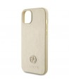 Guess GUHCP15MPS4DGPD iPhone 15 Plus 6.7" gold/gold hardcase Strass Metal Logo