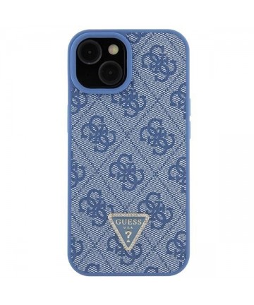 Guess GUHCP15SP4TDSCPB iPhone 15 6.1" blue/blue hardcase Crossbody 4G Metal Logo