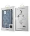 Guess GUHCP15SP4TDSCPB iPhone 15 6.1" blue/blue hardcase Crossbody 4G Metal Logo