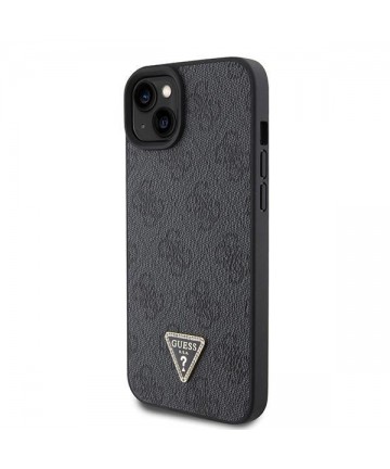 Guess GUHCP15SP4TDSCPK iPhone 15 6.1" black/black hardcase Crossbody 4G Metal Logo
