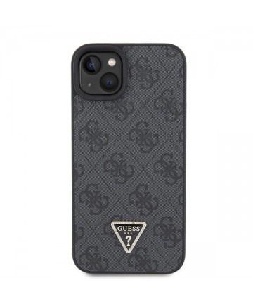 Guess GUHCP15SP4TDSCPK iPhone 15 6.1" black/black hardcase Crossbody 4G Metal Logo