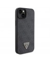 Guess GUHCP15SP4TDSCPK iPhone 15 6.1" black/black hardcase Crossbody 4G Metal Logo