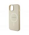 Guess GUHMP15MPSAHMCB iPhone 15 Plus 6.7" gold/gold hardcase Saffiano MagSafe