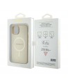 Guess GUHMP15MPSAHMCB iPhone 15 Plus 6.7" gold/gold hardcase Saffiano MagSafe