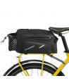 Wozinsky Bike Pannier Rack Bag with Shoulder Strap 9L (Rain Cover Included) Black (WBB22BK)