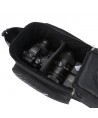 Wozinsky Bike Pannier Rack Bag with Shoulder Strap 9L (Rain Cover Included) Black (WBB22BK)