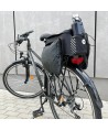 Wozinsky Bike Pannier Rack Bag with Shoulder Strap 9L (Rain Cover Included) Black (WBB22BK)
