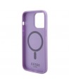 Guess GUHMP15XPSAHMCU iPhone 15 Pro Max 6.7" purple/purple hardcase Saffiano MagSafe