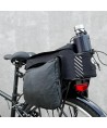 Wozinsky Bike Pannier Rack Bag with Shoulder Strap 9L (Rain Cover Included) Black (WBB22BK)