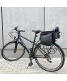 Wozinsky Bike Pannier Rack Bag with Shoulder Strap 9L (Rain Cover Included) Black (WBB22BK)