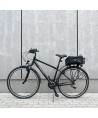 Wozinsky Bike Pannier Rack Bag with Shoulder Strap 9L (Rain Cover Included) Black (WBB22BK)