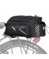 Wozinsky Bike Pannier Rack Bag with Shoulder Strap 9L (Rain Cover Included) Black (WBB22BK)