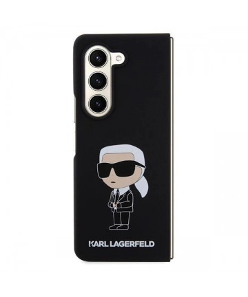 Karl Lagerfeld KLHCZFD5SNIKBCK Z Fold5 hardcase black/black Silicone Ikonik
