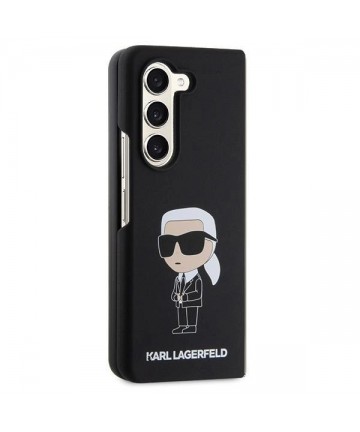 Karl Lagerfeld KLHCZFD5SNIKBCK Z Fold5 hardcase black/black Silicone Ikonik