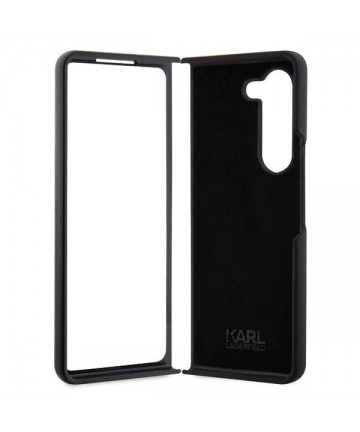Karl Lagerfeld KLHCZFD5SNIKBCK Z Fold5 hardcase black/black Silicone Ikonik