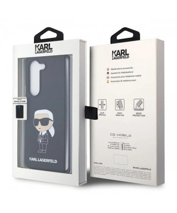 Karl Lagerfeld KLHCZFD5SNIKBCK Z Fold5 hardcase black/black Silicone Ikonik