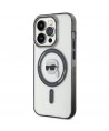 Karl Lagerfeld KLHMP15XHKHNOTK iPhone 15 Pro Max 6.7" transparent hardcase IML Karl`s Head MagSafe