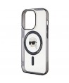 Karl Lagerfeld KLHMP15XHKHNOTK iPhone 15 Pro Max 6.7" transparent hardcase IML Karl`s Head MagSafe