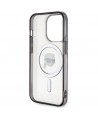 Karl Lagerfeld KLHMP15XHKHNOTK iPhone 15 Pro Max 6.7" transparent hardcase IML Karl`s Head MagSafe