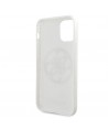 Guess GUHCN65TPUWHGLG iPhone 11 Pro Max white/white hard case Glitter 4G Circle Logo