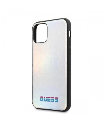 Guess GUHCN65BLD iPhone 11 Pro Max silver/silver hard case Iridescent