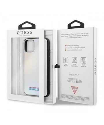 Guess GUHCN65BLD iPhone 11 Pro Max silver/silver hard case Iridescent