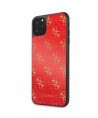 Guess GUHCN654GGPRE iPhone 11 Pro Max red/red hard case 4G Double Layer Glitter