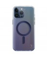 Uniq Coehl Dazze Magnetic Charging case for iPhone 15 Pro - blue