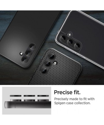 Spigen Glas.tR EZ Fit Optik Camera Protector for Samsung Galaxy S23 FE - Black 2 pcs.