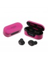 Guess GUTWST31EM TWS Bluetooth headphones + magenta docking station